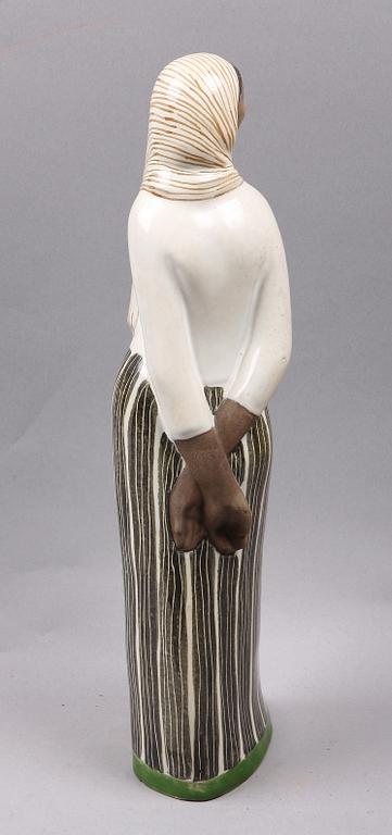 FIGURIN, stengods, Mari Simmulson, Upsala Ekeby, 1950-tal.