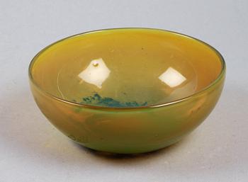 SKÅL, glas, märkt Gallé.