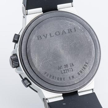 BVLGARI, "Aluminium", kronograf, armbandsur, 38 mm,