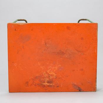 Alvar Aalto, väitetty, pöytä, valmistaja  Aug. Louhen Rautasänkytehdas ja Valimo Oy, Turku 1930-luvun alku.