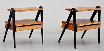 SÄNGBORD, ett par, 1960-tal.