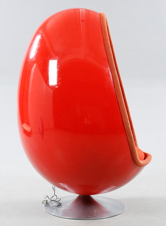 AN "OVALIA"  EASY CHAIR BY HENRIK THOR-LARSEN FOR TORLAN; AB, STAFFANSTORP.