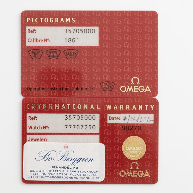 Omega, Speedmaster, Professional, "Moonwatch", kronograf, armbandsur, 42 mm.