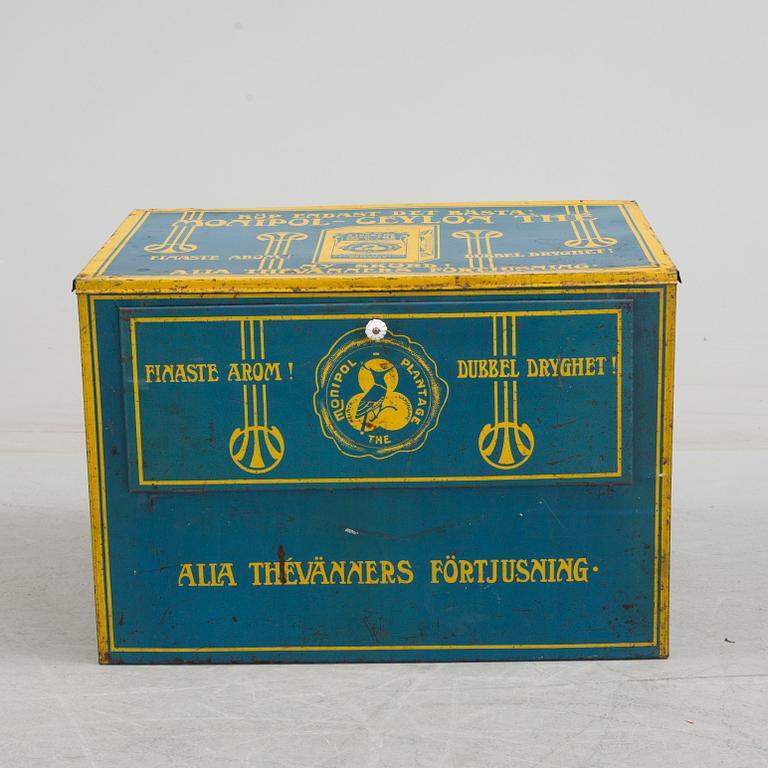 An early 20th Century tin can.