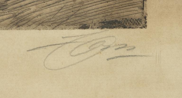 Anders Zorn, "Bärsärk".
