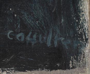 CARL OTTO HULTÉN, Olja på duk, sign CO Hultén. Utförd 1956-57.