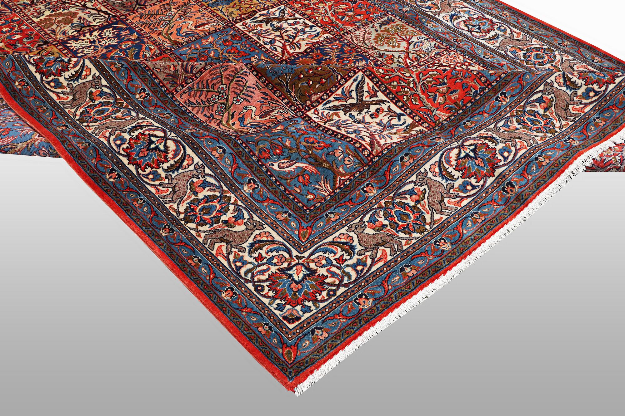 A carpet, Qum, ca 336 x 248 cm.