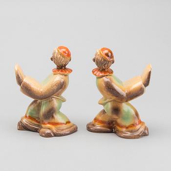TWO BOOKENDS, 1930s.