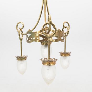 Ceiling lamp, Art Nouveau, early 20th century.