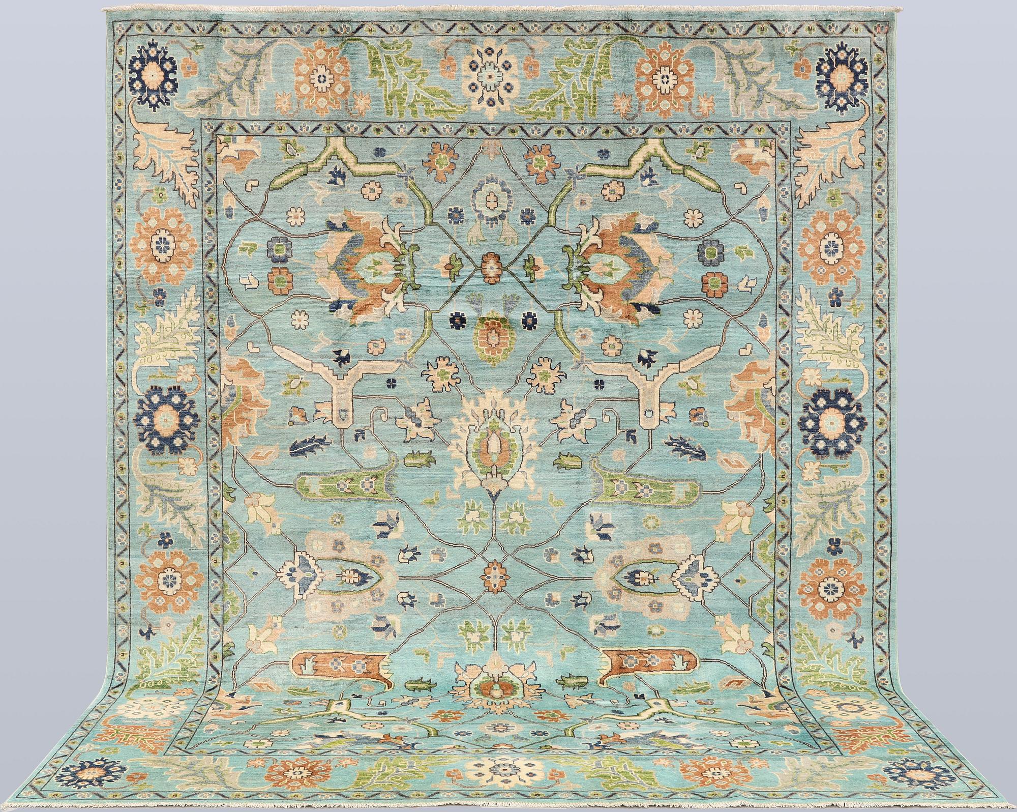 A rug, Ziegler design, approx. 290 x 235 cm.