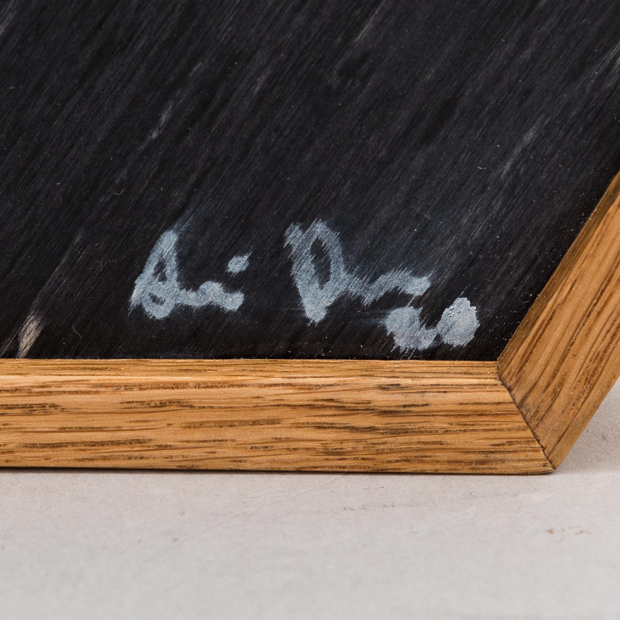 ALEKSI PUUSTINEN, 'Hexagon Tray', signed.