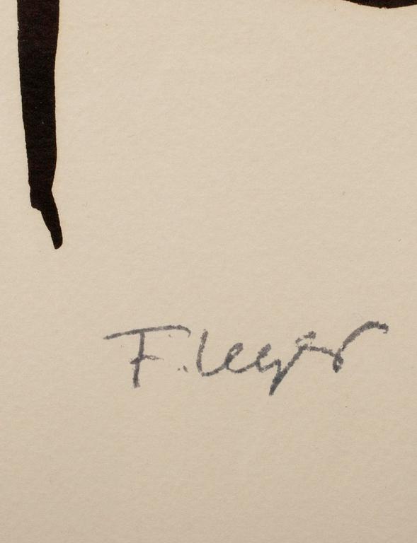 FERNAND LÉGER, litografia, signeerattu, numeroitu 36/180.