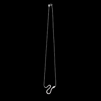 HALSBAND, 18K vitguld, diamanter tot ca 0.30 ct.
