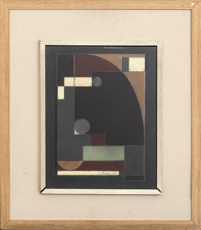 SIGVARD BÖRTZ, pastel, signed, dated -64.