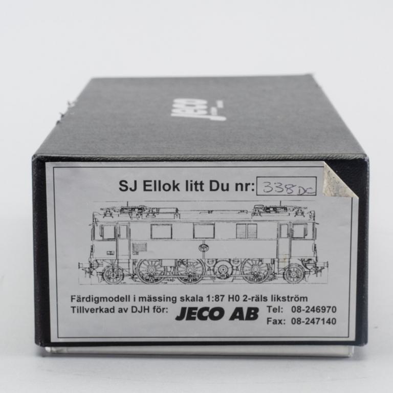 Jeco, SJ:s ellok litt Du-338, H0.