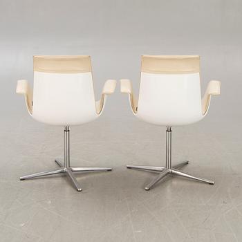 Preben fabricius & Jørgen Kastholm, a "Bucket chair" for Walter Knoll Germany later part of the 20th century.