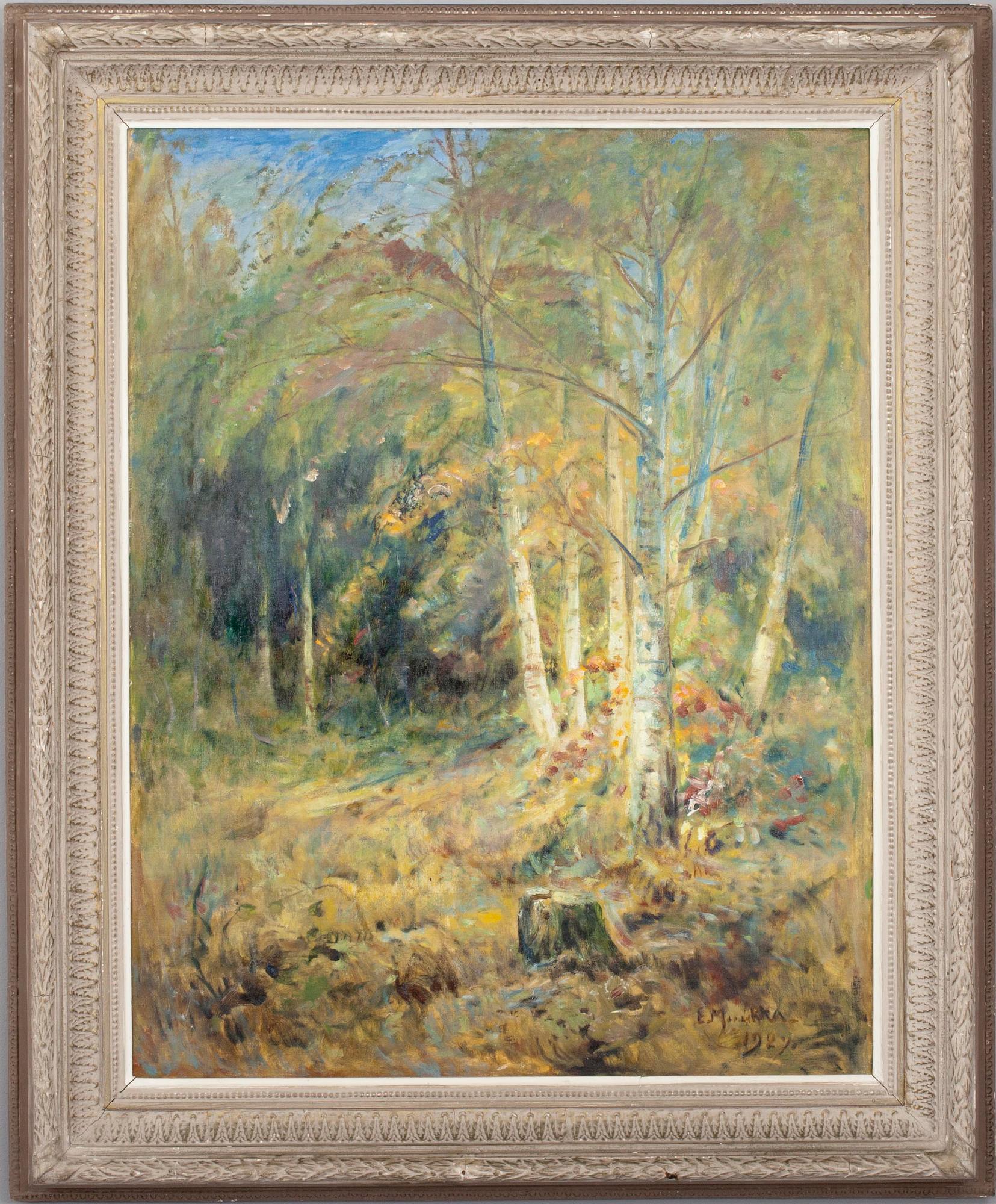ELIAS MUUKKA, olja på duk, signerad och daterad 1929.