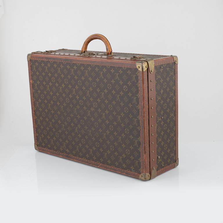 Louis Vuitton, suitcase "Alzer 65", vintage.