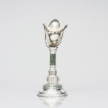 Märta af Ekenstam, a silver Nautilus goblet, Malmö Sweden 1914.