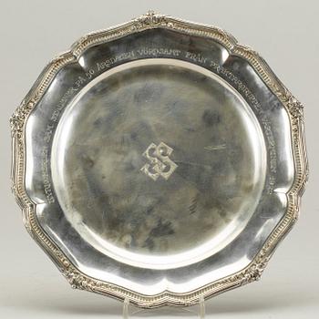FAT, silver, Anders Nilsson, Lund. 1920. Vikt ca 460g.