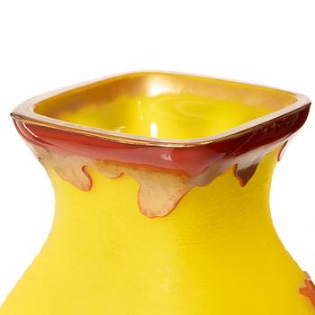 Vas, överfångsglas, Art Nouveau-stil, 1900-talets andra hälft.