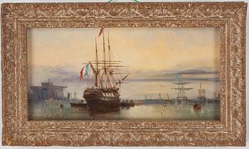 FRANCIS MOLTINO. Tillskriven. Olja på pannå. Ej sign.