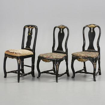 STOLAR, 2+1 st, rokoko samt senbarock, 1700-tal.