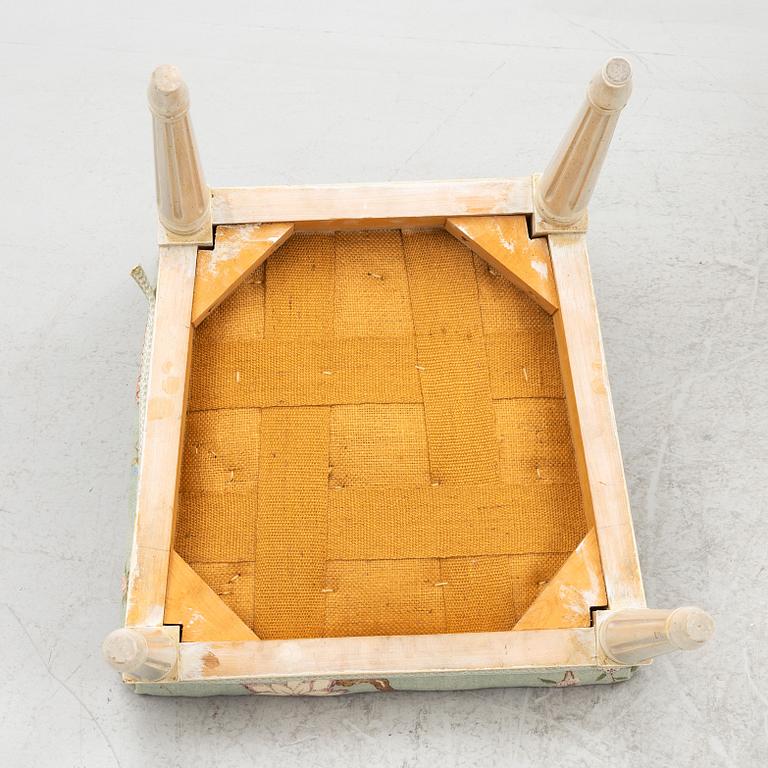 Dining group, Gustavian style, 11 pieces, second half of the 20th Century.