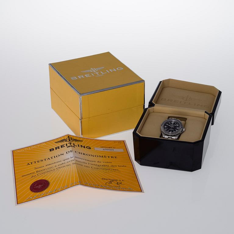 BREITLING, Colt (500M/1650FT), Chronometre, wristwatch, 38 mm,