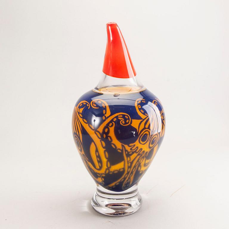 Elna Melusine Jolom, a graal vase 2010 Strömbergshyttan studioarbete.