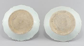 FAT, ett par, porslin, Kina, 1700-tal.