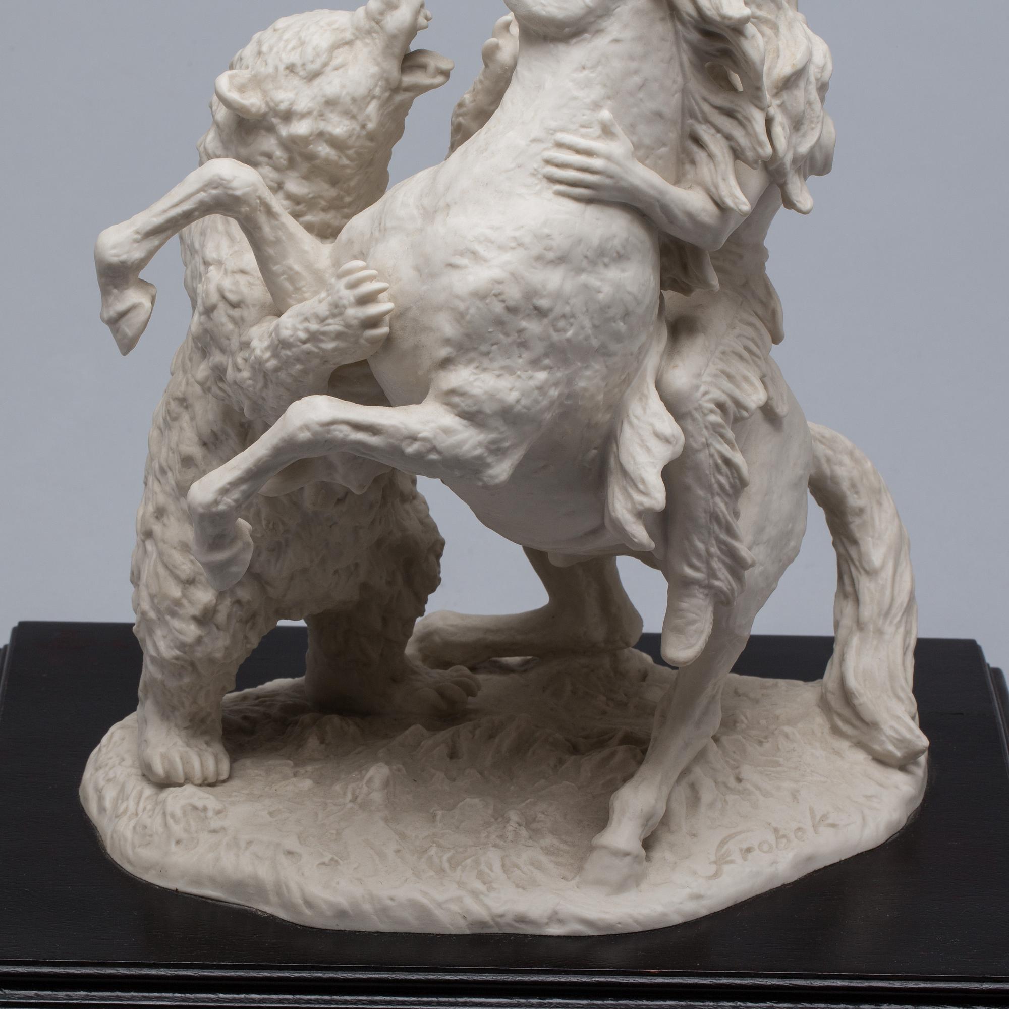 FIGURURGRUPP, parian, Skrobeck för Goebel, numrerad 54/400.