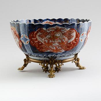 BÅLSKÅL, porslin, Imari, Japan, 1800-/1900-tal.