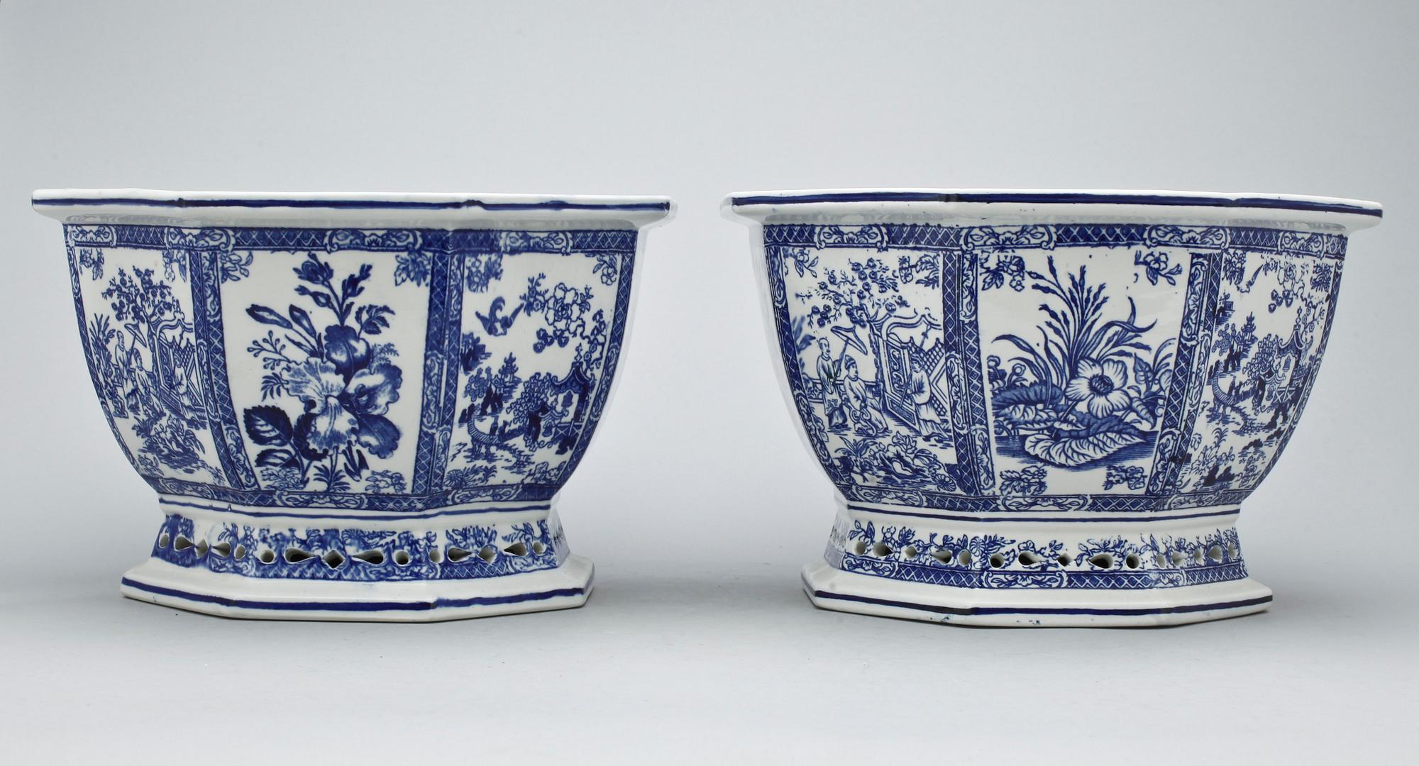 YTTERFODER, 2 st, flintgods, Gustavsberg.