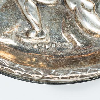 Table accessories, 5 pieces, silver.