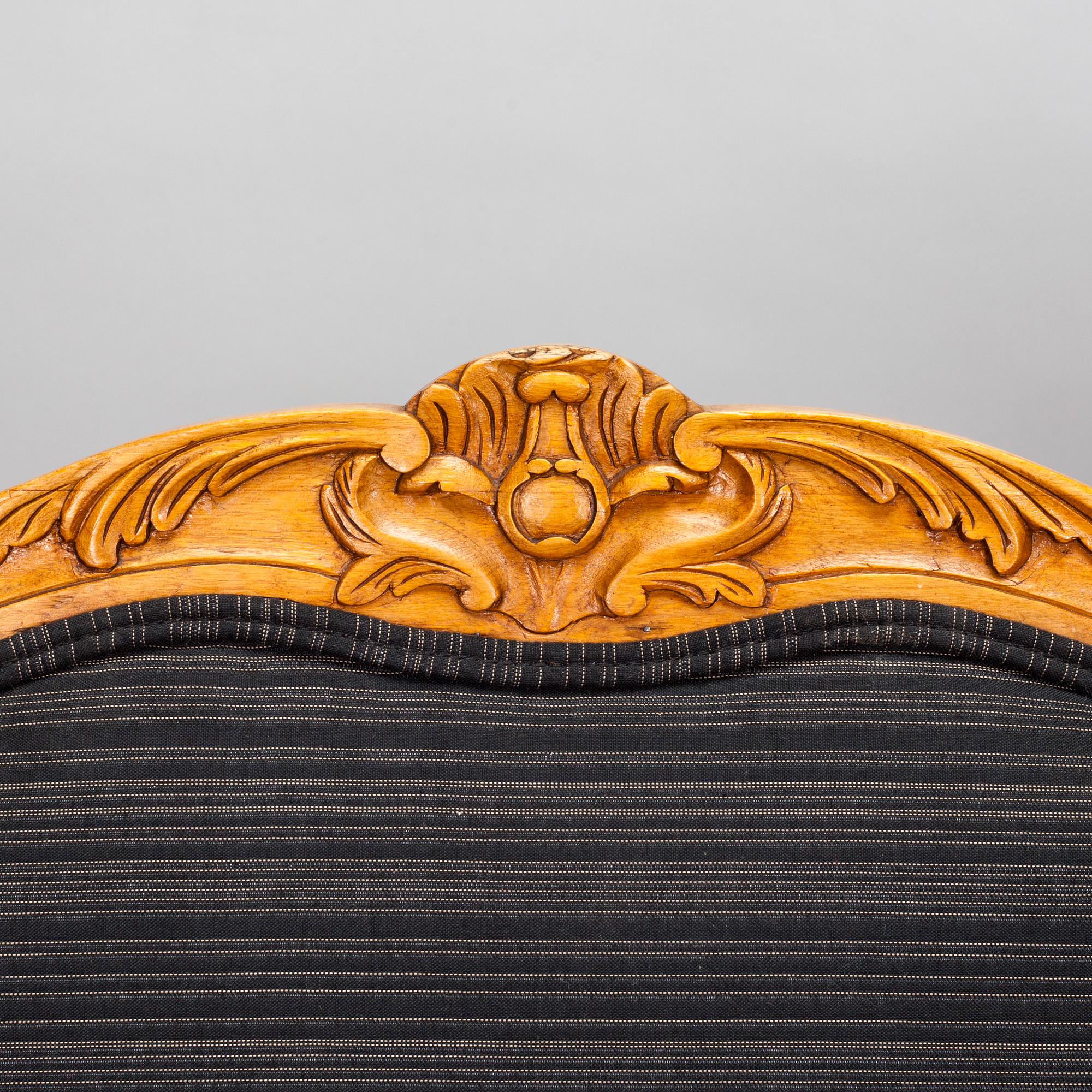 Fåtöljer, ett par, Frankrike, 1900-talets första hälft.