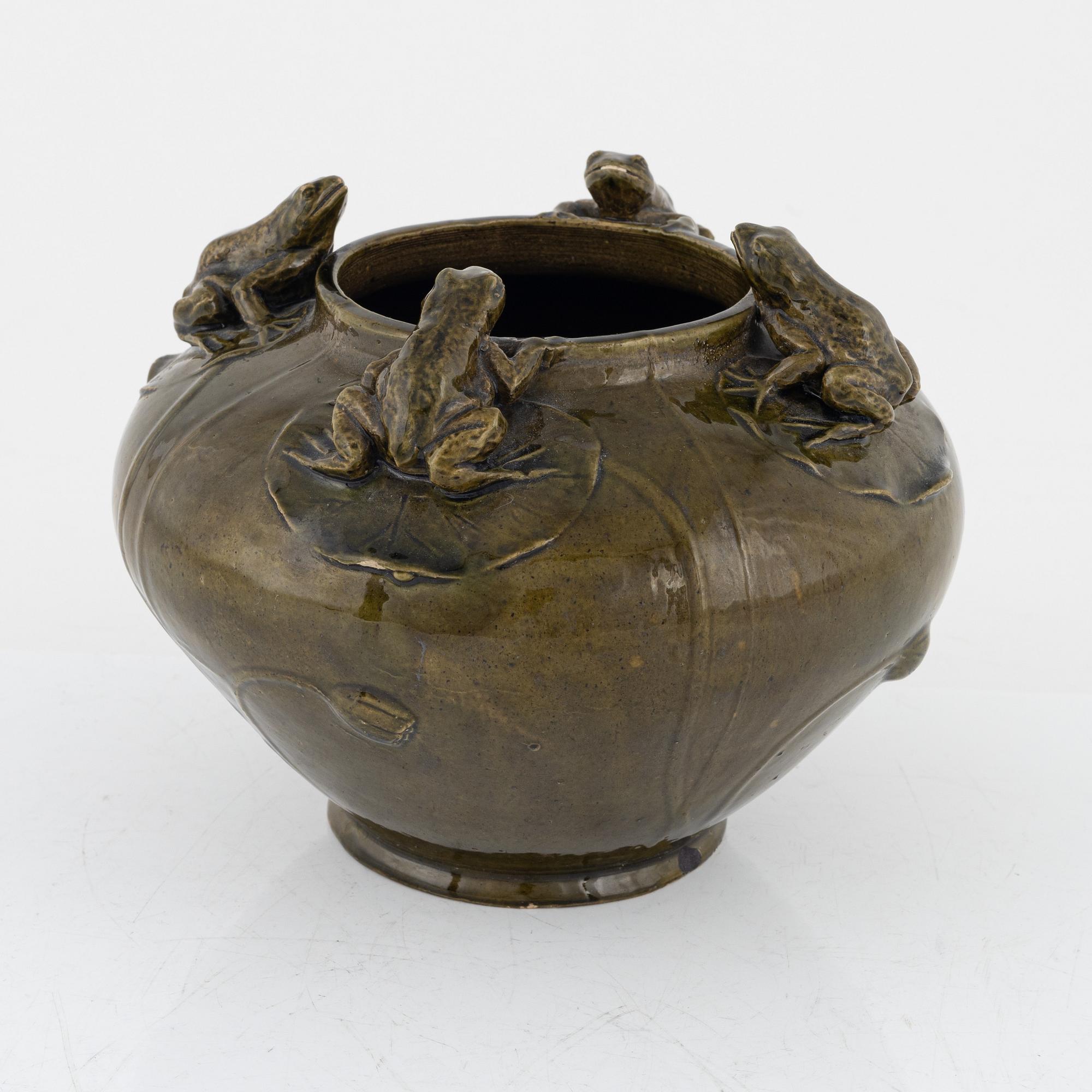 Karl Robert Svensson, vas, Höganäs, lergods, jugend.