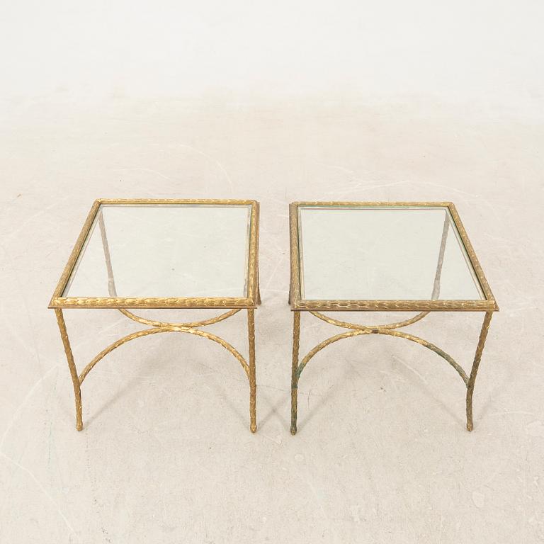 Side table, a pair, probably France, 1950s.