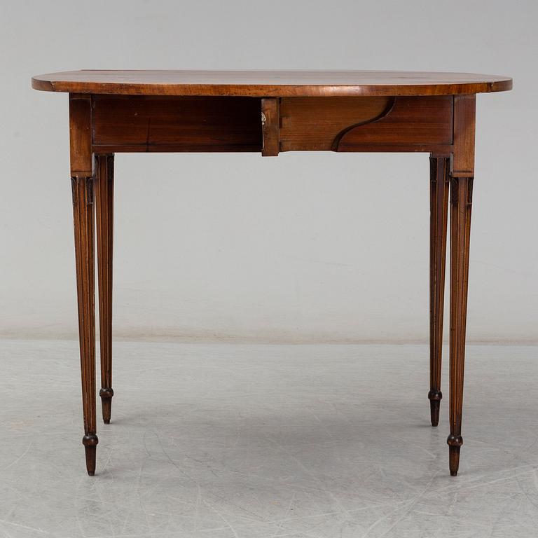 A 19th century mahogany table.