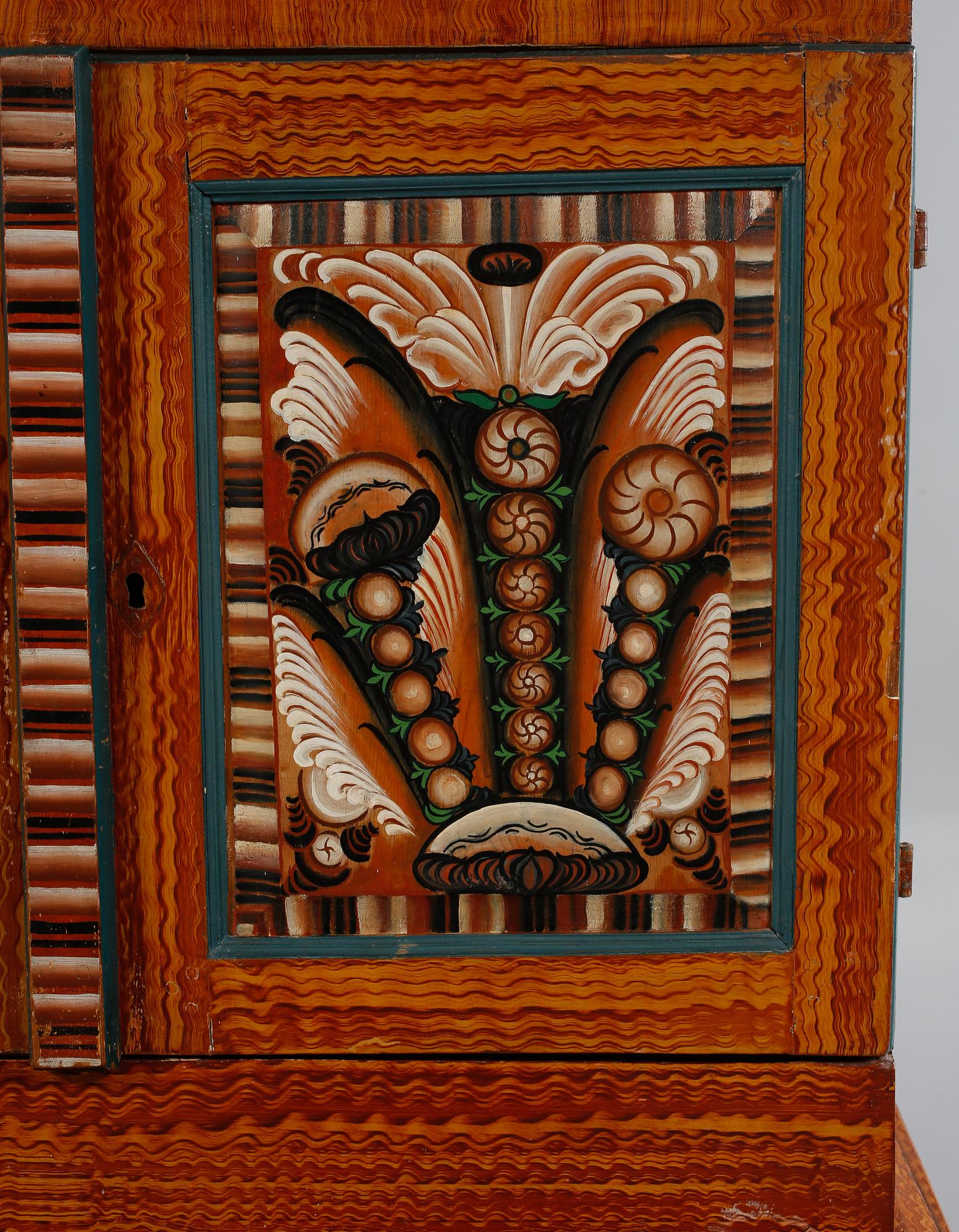 SKÅP, allmoge, 1800-tal.