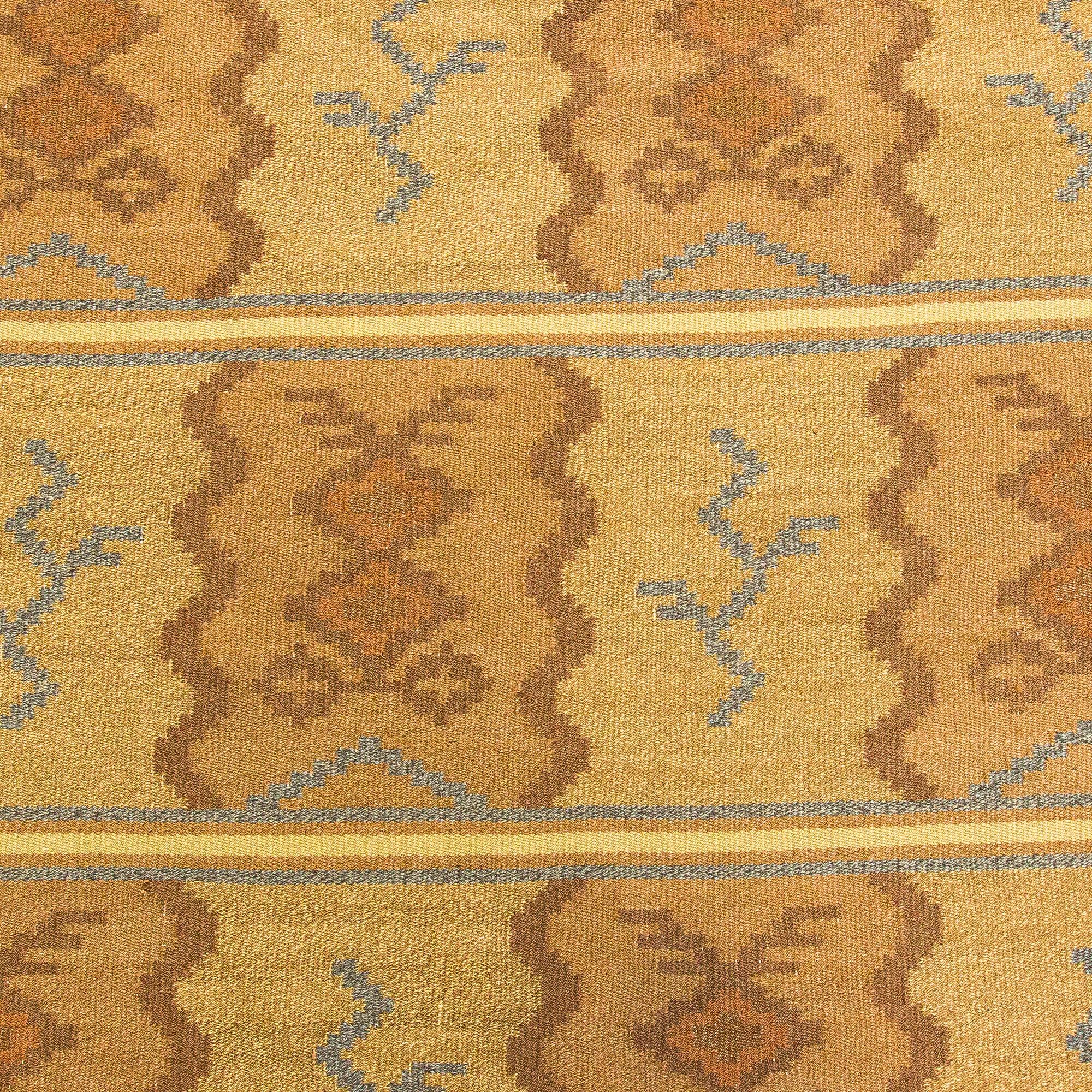 Aino Keinänen-Baeckmann, A 1920s Finnish flat weave carpet. Circa 300 x 203 cm.