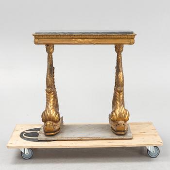 An early 19th century Eepire console table.