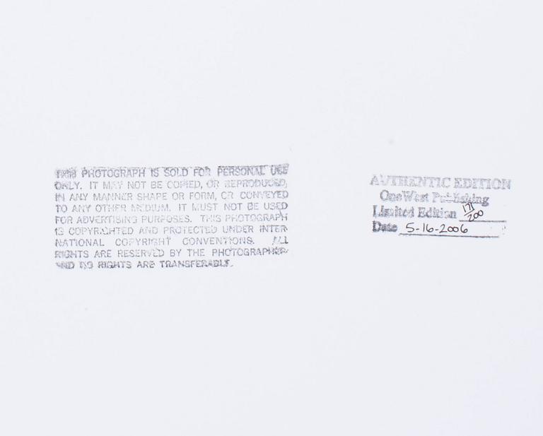 GEORGE BARRIS, efter, gicleétryck, numr 171/200, dat 16/5-2006.