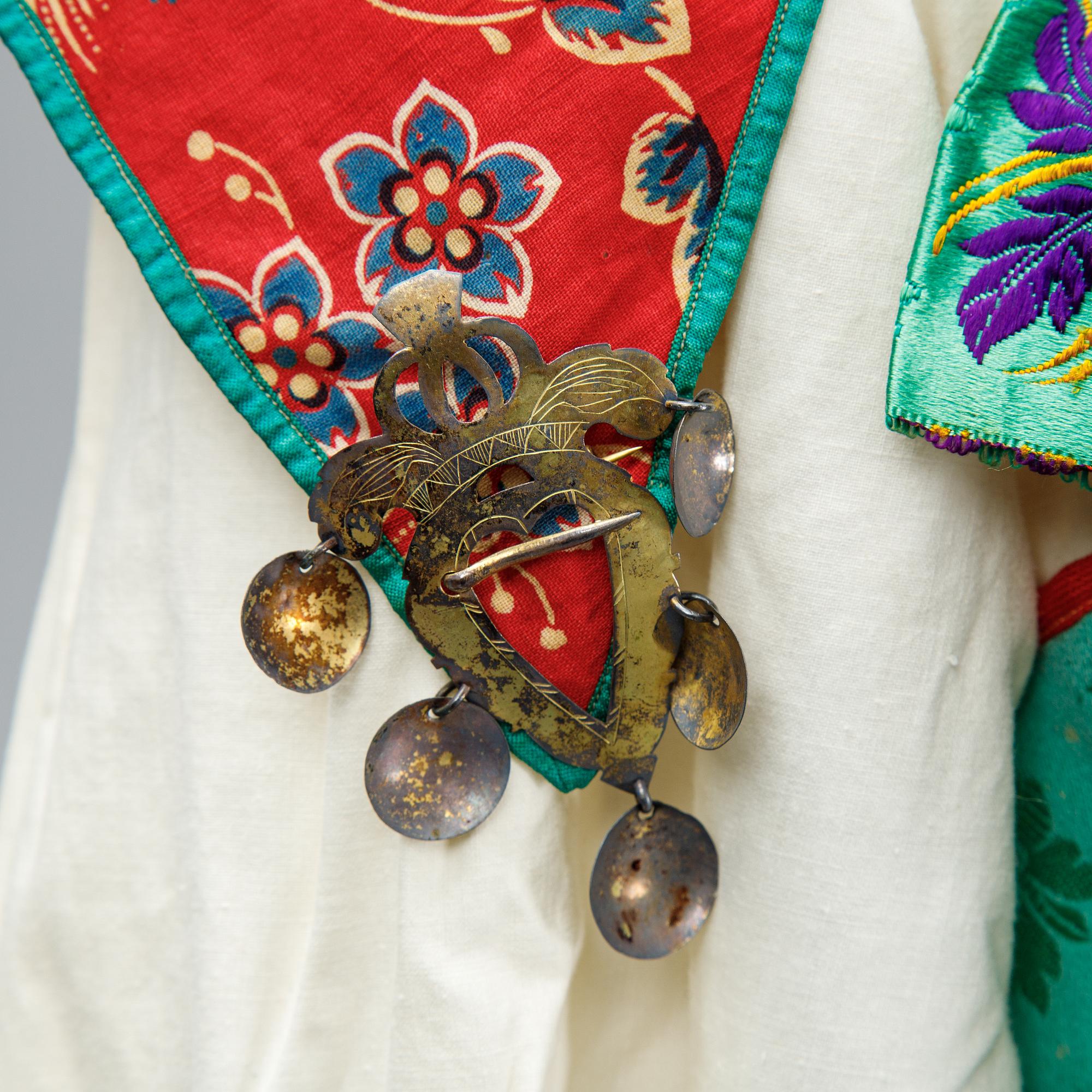 A traditional folk dress from the region of Rättvik Sweden.