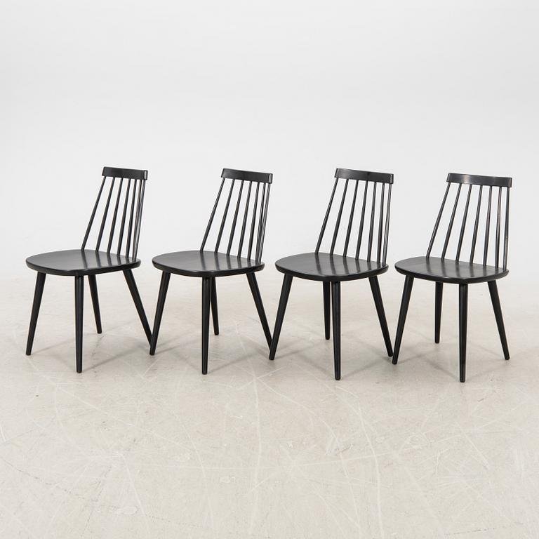 Yngve Ekström, set of 4 "Pinocchio" chairs, late 20th century.