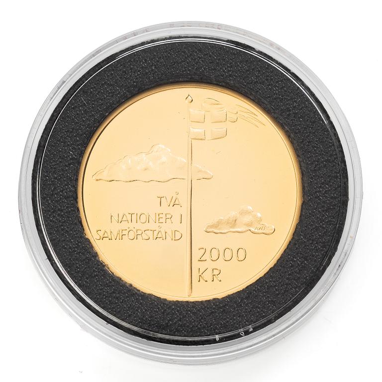 Guldmynt, Sverige, 2000 kronor, 2005.