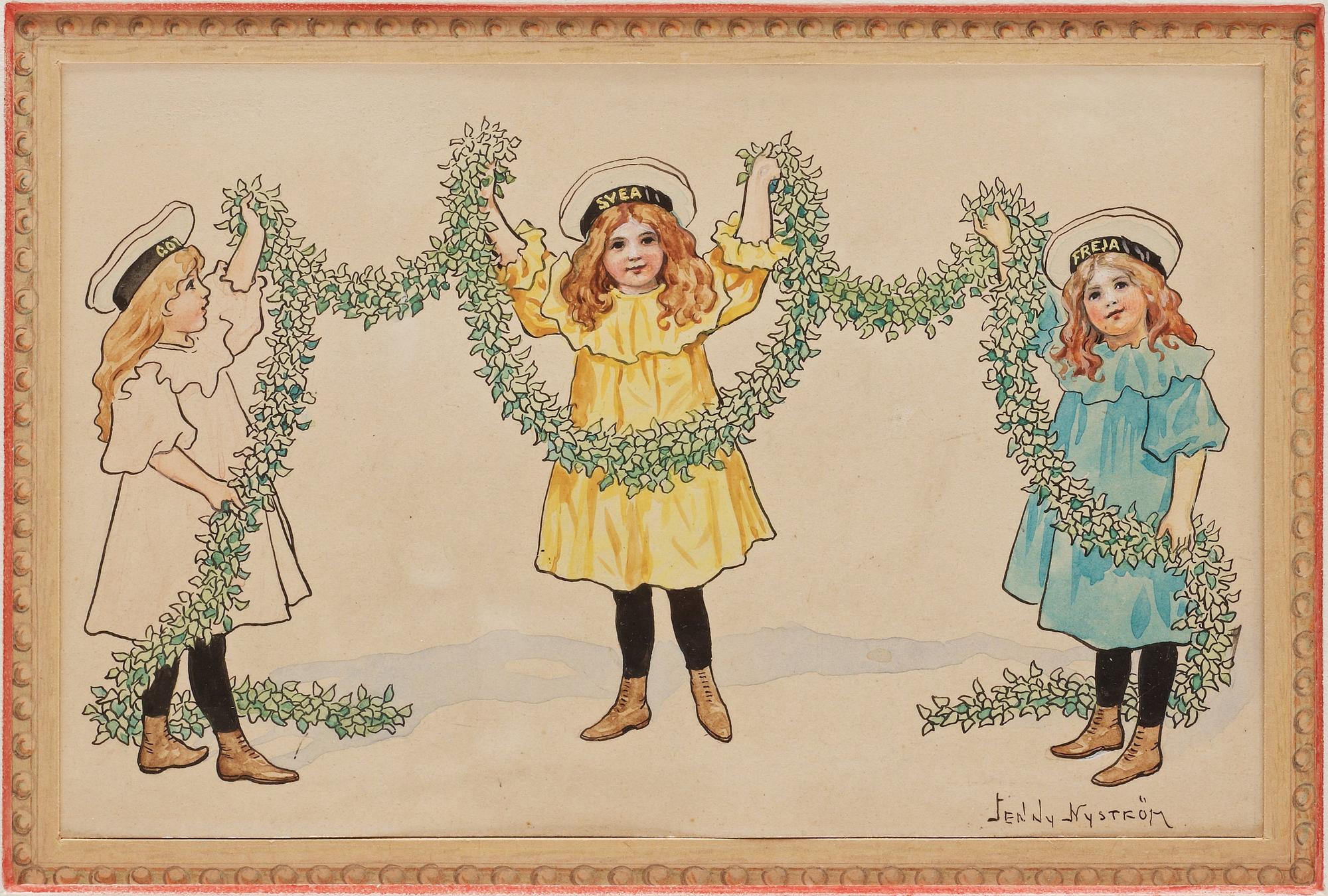 Jenny Nyström, "Göta, Svea och Freja".