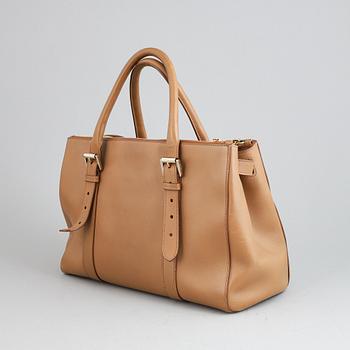 Mulberry, a tan leather 'Bayswater Double Zip' handbag, 2013.