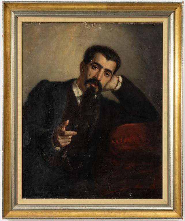 Nils Forsberg, Male portrait.