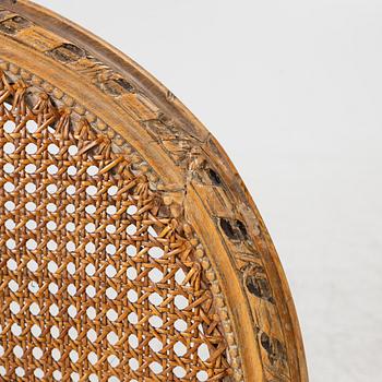 A Louis XVI-style armchair, 19th century.